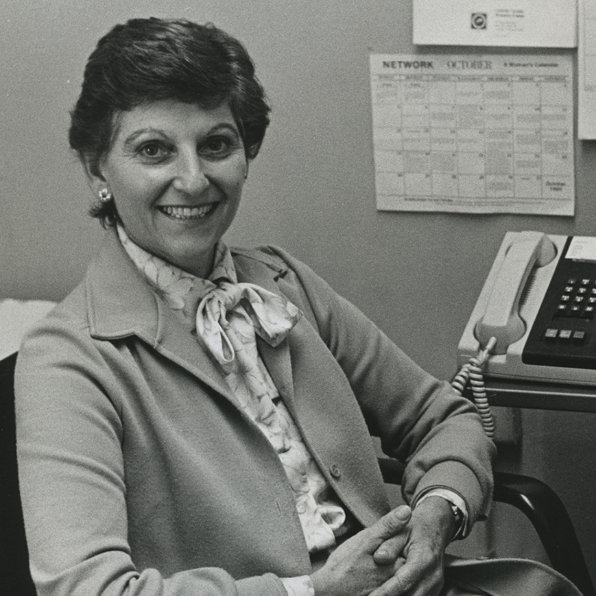 Nancy Ransom, first director of the Women's Center